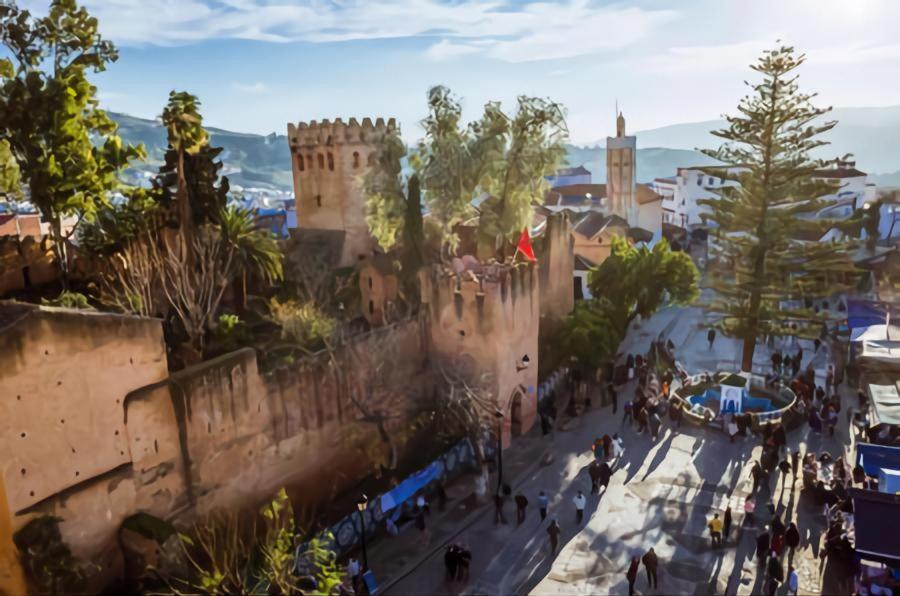 Riad Chourafa Chefchaouen Exterior foto